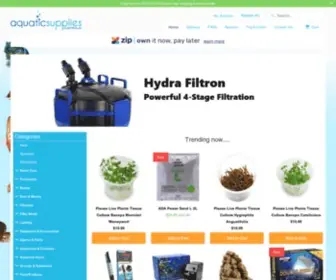 Aquaticsupplies.com.au(Aquatic Supplies Australia) Screenshot