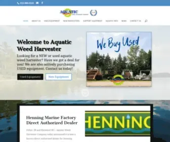 Aquaticweedharvester.com(Aquatic Weed Harvester) Screenshot