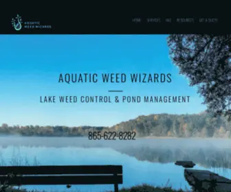 Aquaticweedwizards.com(Lake Weed & Pond Weed Management by Aquatic Weed Wizards) Screenshot