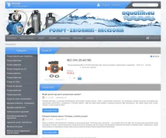 Aquatik.eu(Sklep z pompami) Screenshot