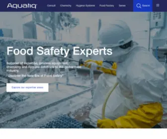 Aquatiq.com(Global leder på Trygg Mat ekspertise og løsninger) Screenshot