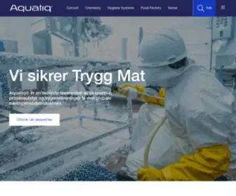 Aquatiq.no(Global leder på Trygg Mat ekspertise og løsninger) Screenshot