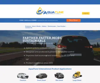 Aquatuneinternational.com(Hydrogen Fuel Systems for your Vehicle) Screenshot