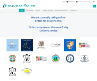 Aquauniforms.co.uk(School Uniform for Berkshire area schools) Screenshot