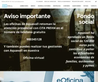 Aquavall.es(Gestión del Agua en Valladolid) Screenshot