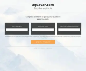 Aquavar.com(aquavar) Screenshot