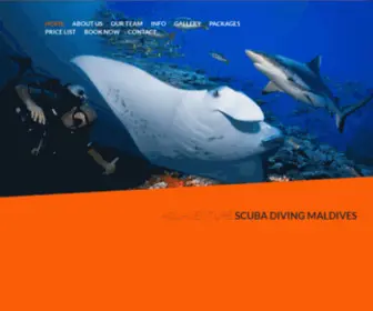 Aquaventure-Maldives.com(Scuba Diving in Maldives) Screenshot