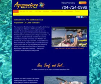 Aquaventure-Rentals.com(Aquaventure Boat Club) Screenshot