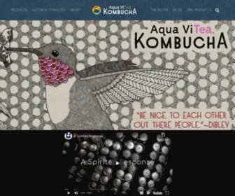 Aquavitea.com(AquaViTea Kombucha) Screenshot