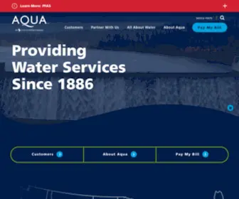 Aquawater.com(An Essential Utilities Company) Screenshot