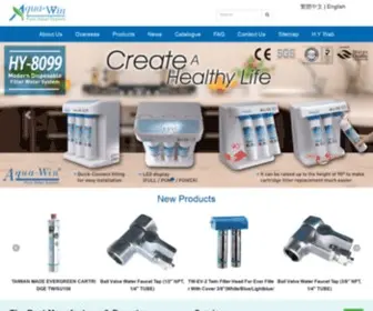 Aquawin.com.tw(Water Filter Manufacturer) Screenshot