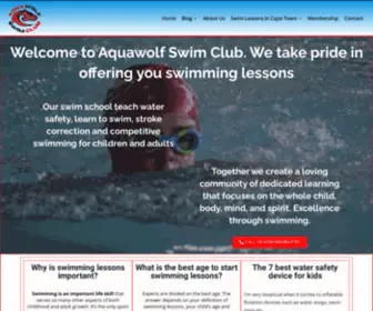 Aquawolf.co.za(Affordable Swimming Lessons Near Me) Screenshot