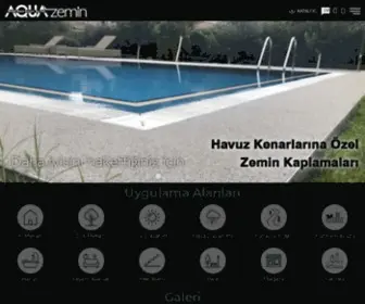 Aquazemin.com(Aquazemin Kuvars Taş Halı Zemin Kaplama) Screenshot