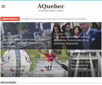 Aquebec.ca(Guide A Quebec) Screenshot