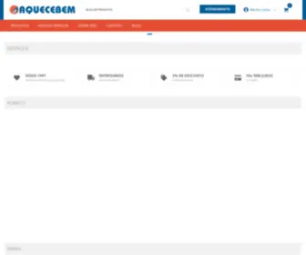 Aquecebem.com.br(Compre online aquecedores e ar condicionados) Screenshot