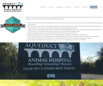 Aqueductah.com(Aqueduct Animal Hospital) Screenshot