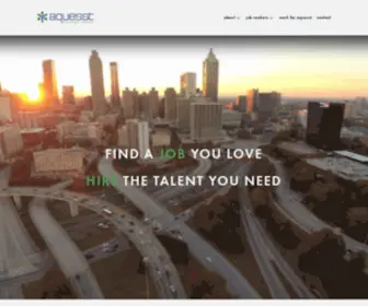 Aquesst.com(Aquesst Recruiting) Screenshot