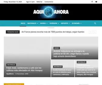Aquiahora.com.gt(Noticias AquiAhora Guatemala) Screenshot