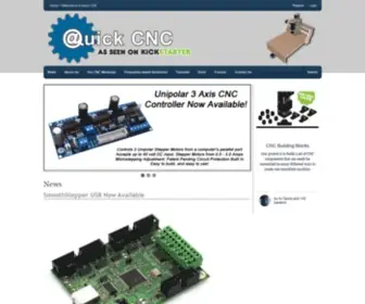 Aquickcnc.com(A Quick CNC) Screenshot