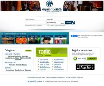 Aquienguate.com(Servicio de B) Screenshot