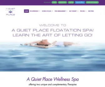 Aquietplacefloatationspa.com(San Marcos Floatation Spa) Screenshot