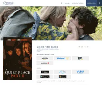 Aquietplacemovie.com(Paramount Pictures) Screenshot