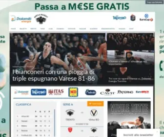 Aquilabasket.it(Aquila Basket Trento 2013 S.R.L) Screenshot