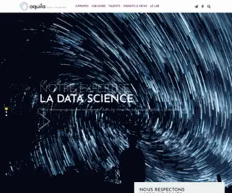 Aquiladata.fr(Data science & Intelligence artificielle) Screenshot