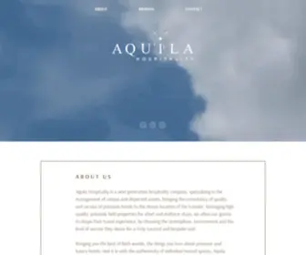 Aquilahospitality.com(Aquila) Screenshot