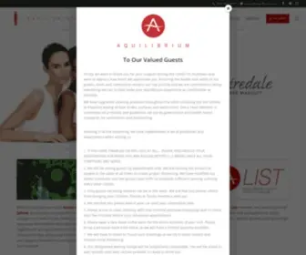 Aquilibrium.com(Aquilibrium Salon) Screenshot