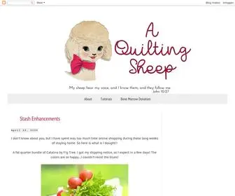 Aquiltingsheep.com(A Quilting Sheep) Screenshot