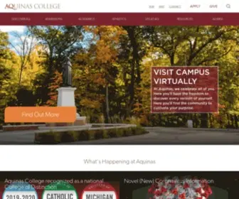 Aquinas.edu(Aquinas College) Screenshot