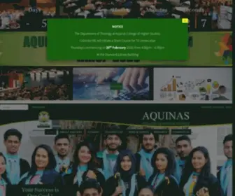 Aquinas.lk(Certificate, Diploma and Degrees Courses) Screenshot