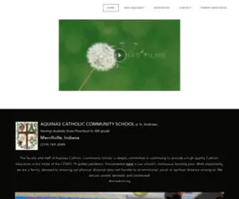 Aquinas.school(Aquinas Catholic Community School at St. Andrews Merrillville) Screenshot