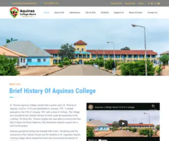 Aquinascollegeakure.com(Aquinas College Akure) Screenshot