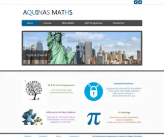 Aquinasmaths.com(Aquinas Maths) Screenshot