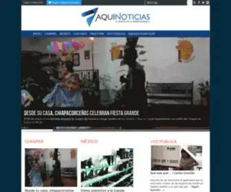 Aquinoticias.mx(Noticias de Chiapas y el Mundo) Screenshot