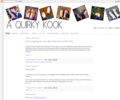 Aquirkykook.co.uk(A Quirky Kook) Screenshot