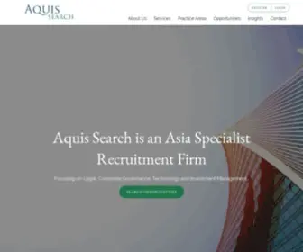 Aquissearch.com(Executive Search and Recruitment Services) Screenshot