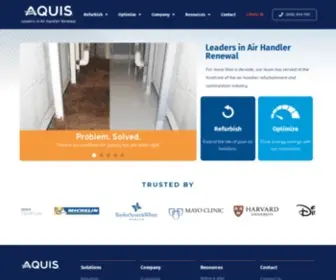 Aquissolutions.com(AQUIS Air Handler Renewal) Screenshot