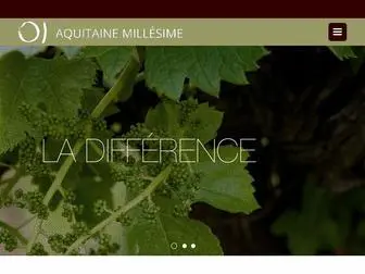 Aquitaine-Millesime.com(Aquitaine Mill) Screenshot