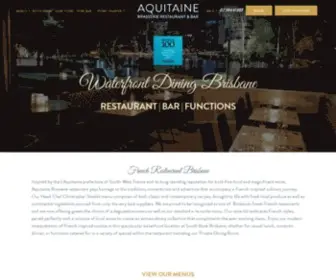 Aquitainebrasserie.com.au(Aquitaine French Restaurant & Brasserie) Screenshot