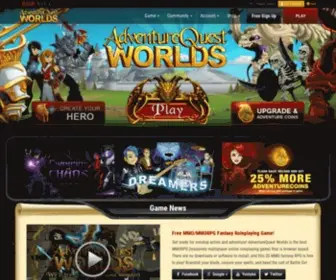 AqWorlds.com(Adventure Quest Worlds) Screenshot