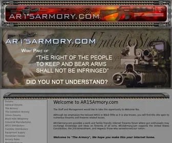 AR15Armory.com(A Gun forum for We The People) Screenshot
