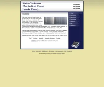 AR23Rdjudicialcircuit.com(State of Arkansas) Screenshot