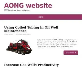 Arab-OIL-Naturalgas.com(AONG website) Screenshot