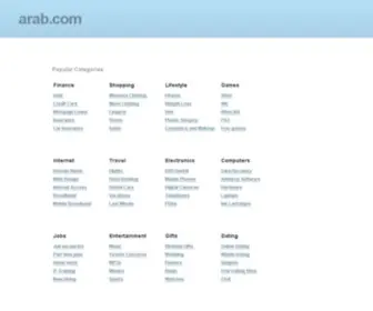 Arab.com(Arab) Screenshot