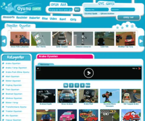 Arabaoyunuoyna.tv.tr(Araba Oyunu Oyna) Screenshot