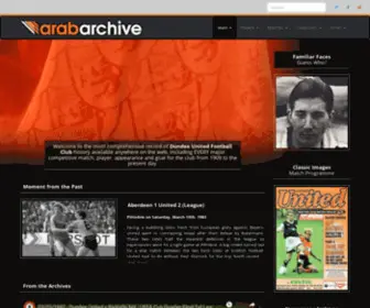 Arabarchive.co.uk(The Arab Archive (Dundee United)) Screenshot