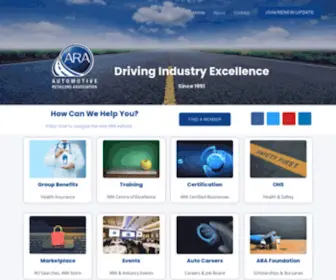 Ara.bc.ca(Automotive Retailers Association) Screenshot